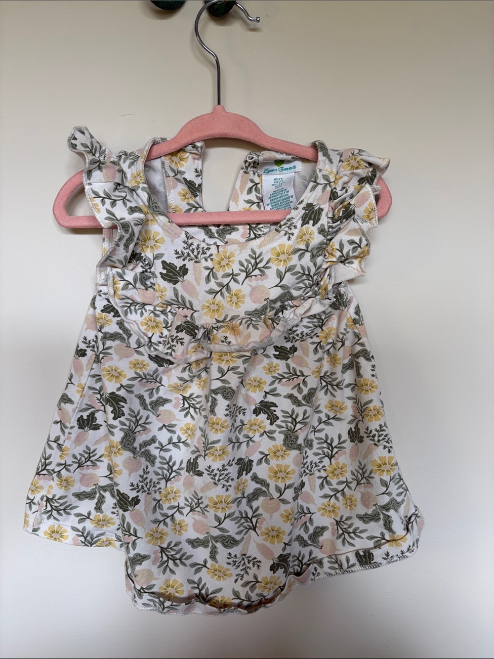 Emma’s Garden Floral Ruffle Dress – 2T
